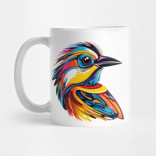 bird with pop art style Mug